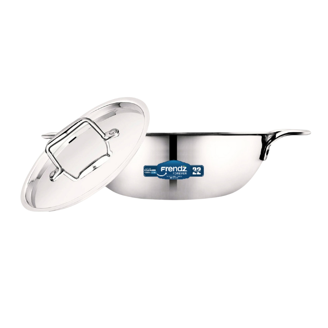 TK-911 (26CM) Steelo Triply Kadai